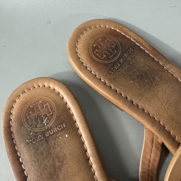 Tory Burch MILLER SANDAL in Almond Flour, Size 9 M - Picture 11 of 13